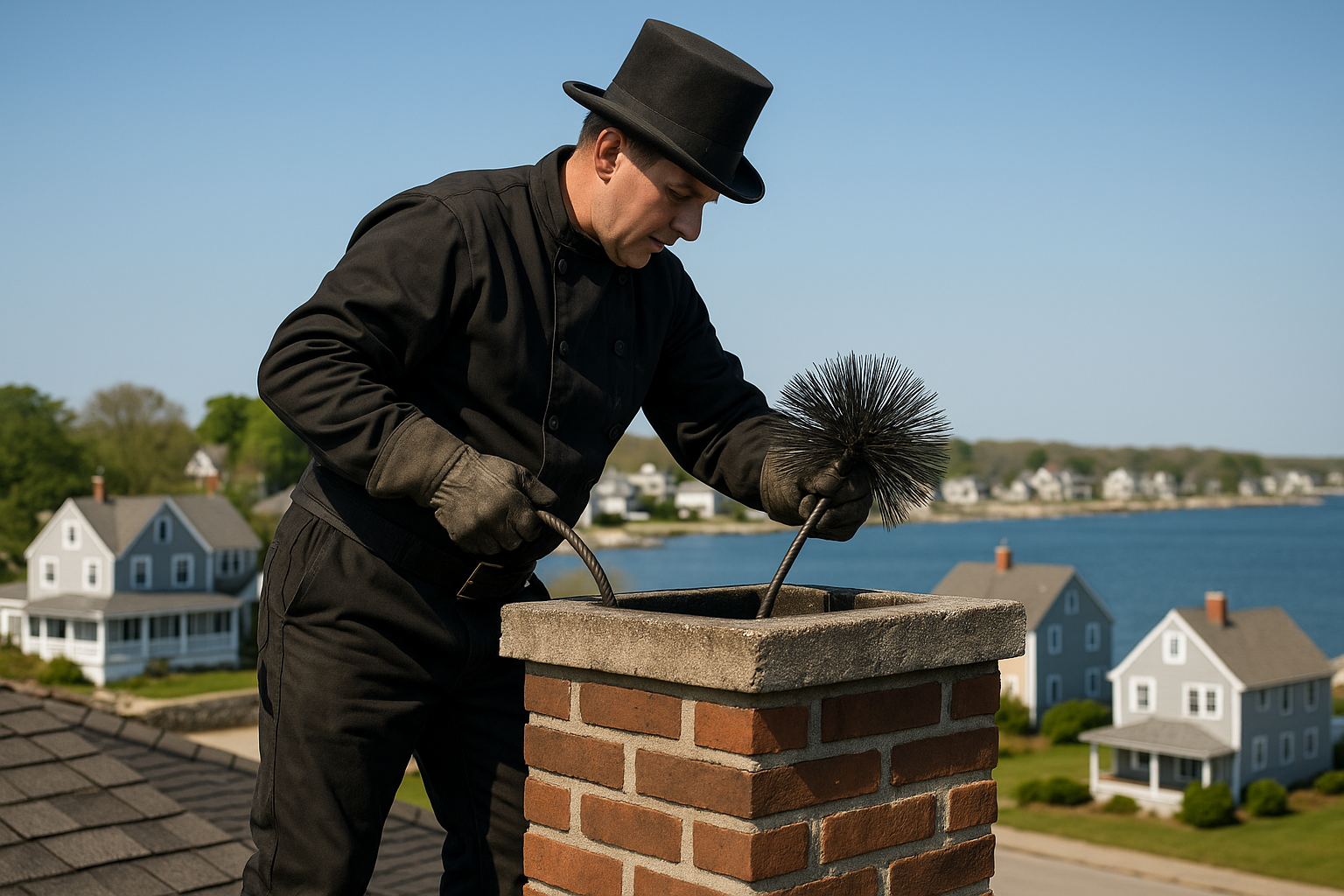 Chimney camera inspection in Hamden CT